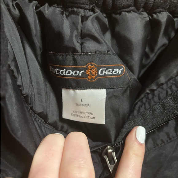 Kids Black Insulated Ski Pants - Picture 2 of 7